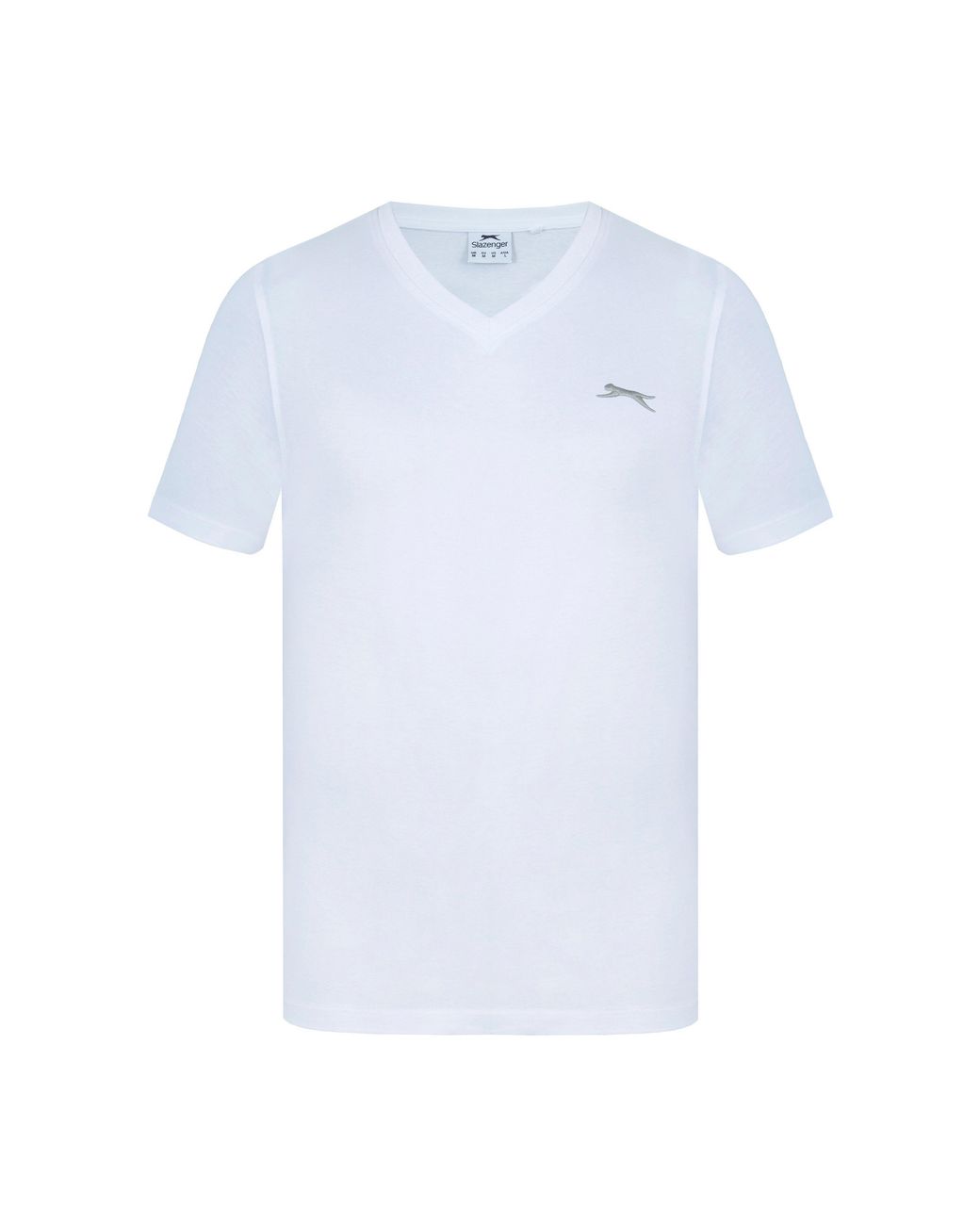 Slazenger 1881 White V Neck T Shirt for men