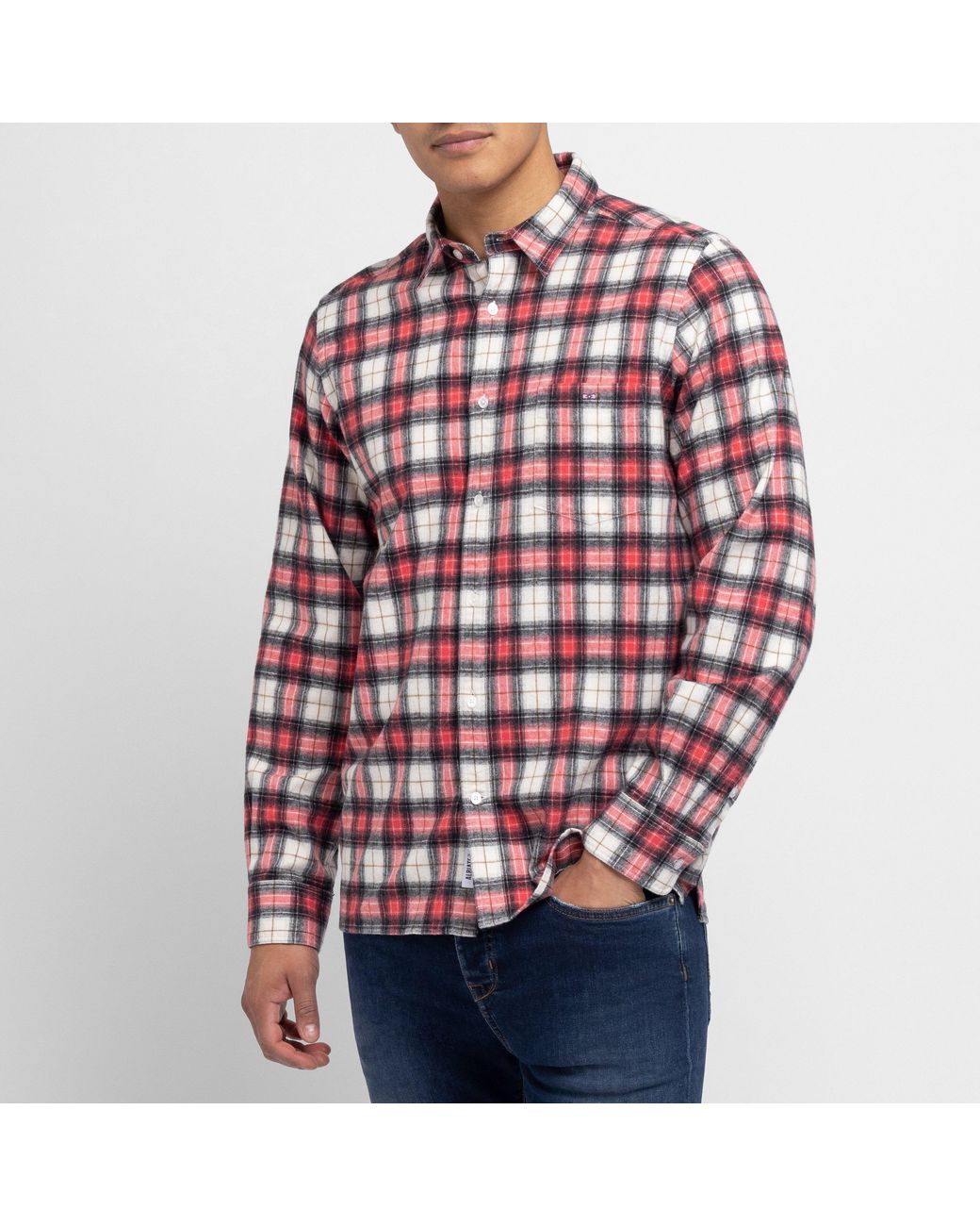 Eden Park Chequered Flannel Shirt for men