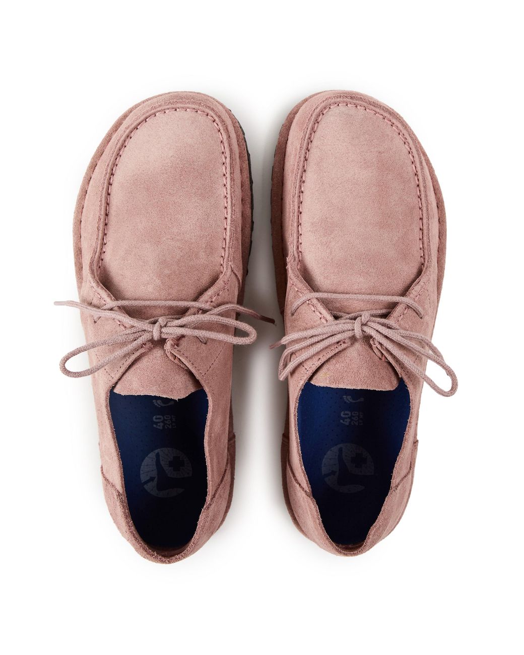 Birkenstock Pink Utti Lace Boat Shoes