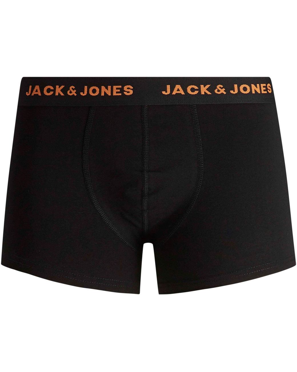 Jack & Jones Black Jack 7-Pack Basic Trunks Plus Size for men