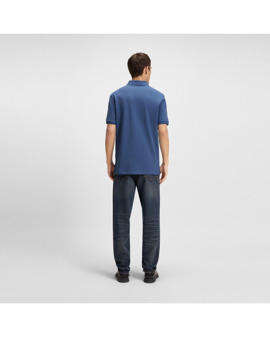 HUGO Blue Donos Polo Shirt for men
