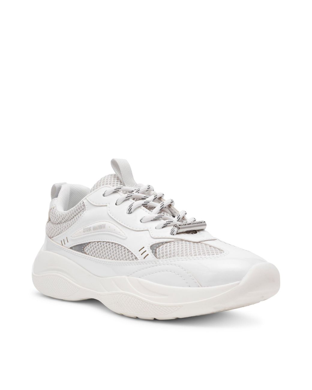 Steve Madden White Meshpanel Shoes