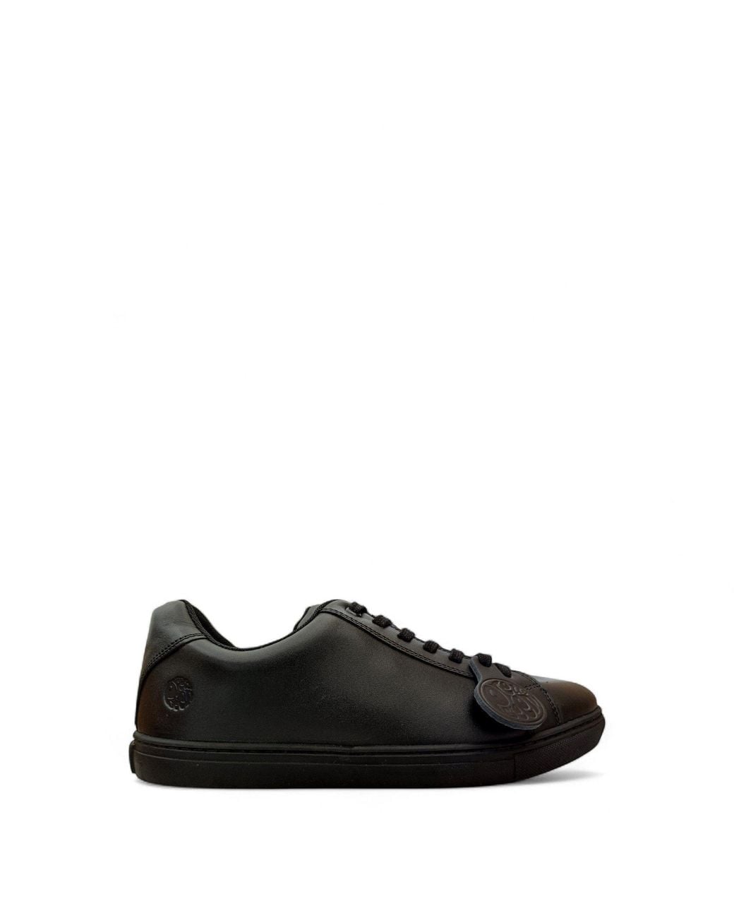 Pretty Green Black Latham Moc Toe Formal Shoes for men