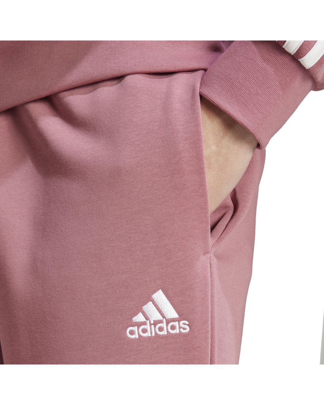 Adidas Red Closed Hem Woven Tracksuit Joggers for men