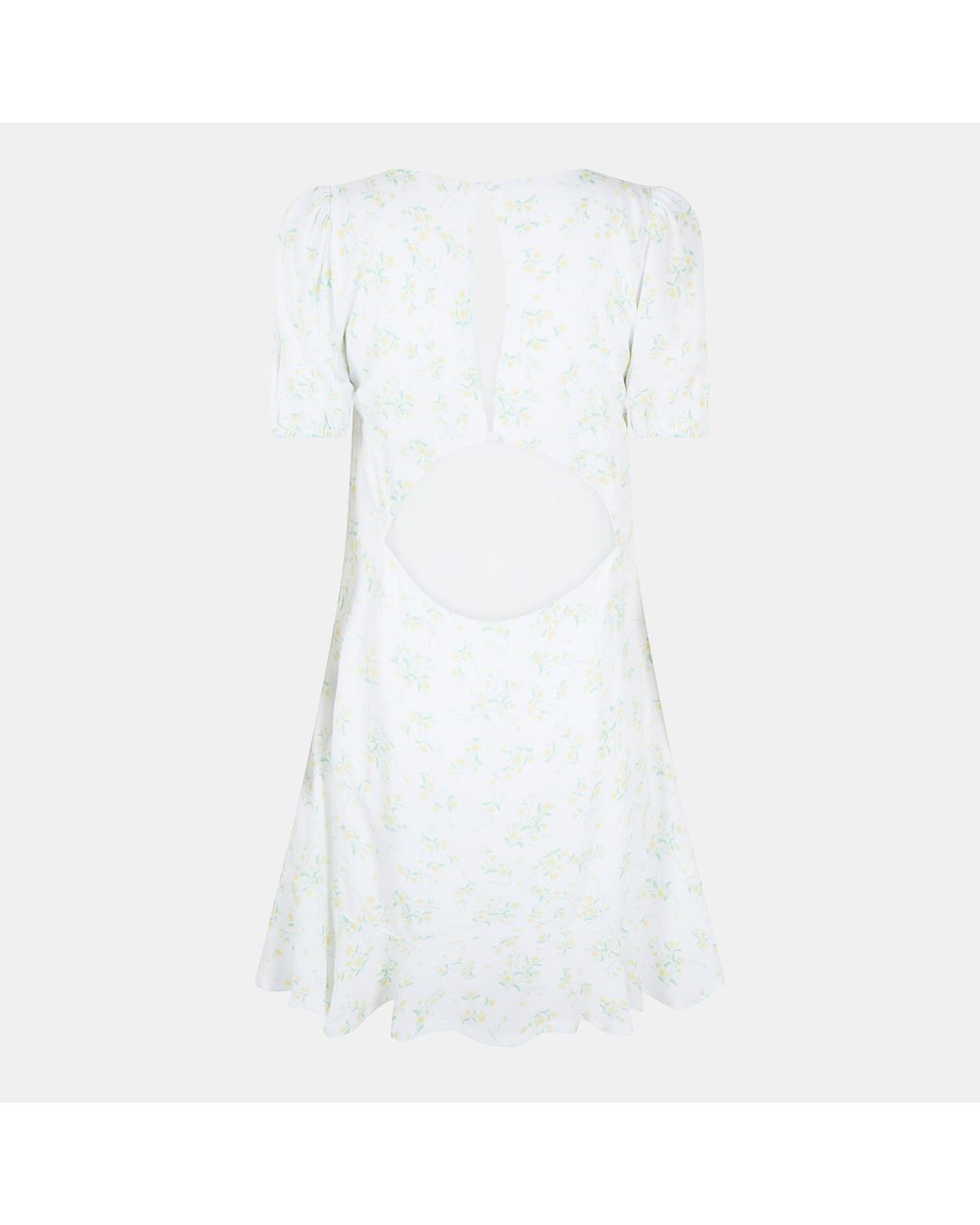 Jack Wills White Jw Cut Out Mini Dress