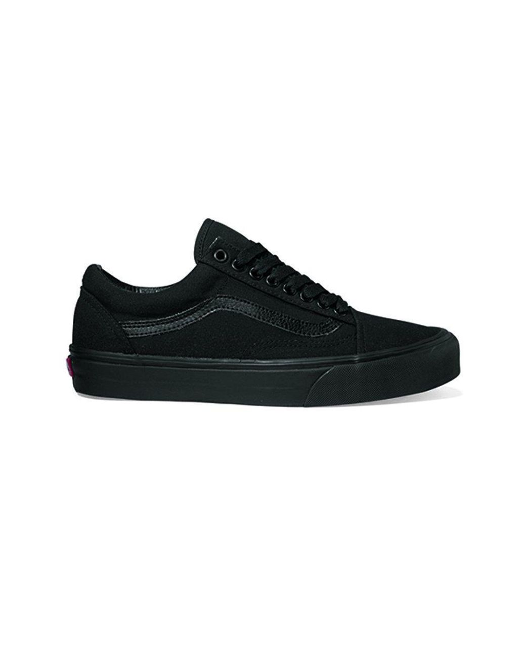 Vans Black Old Skool Canvas Low Top for men