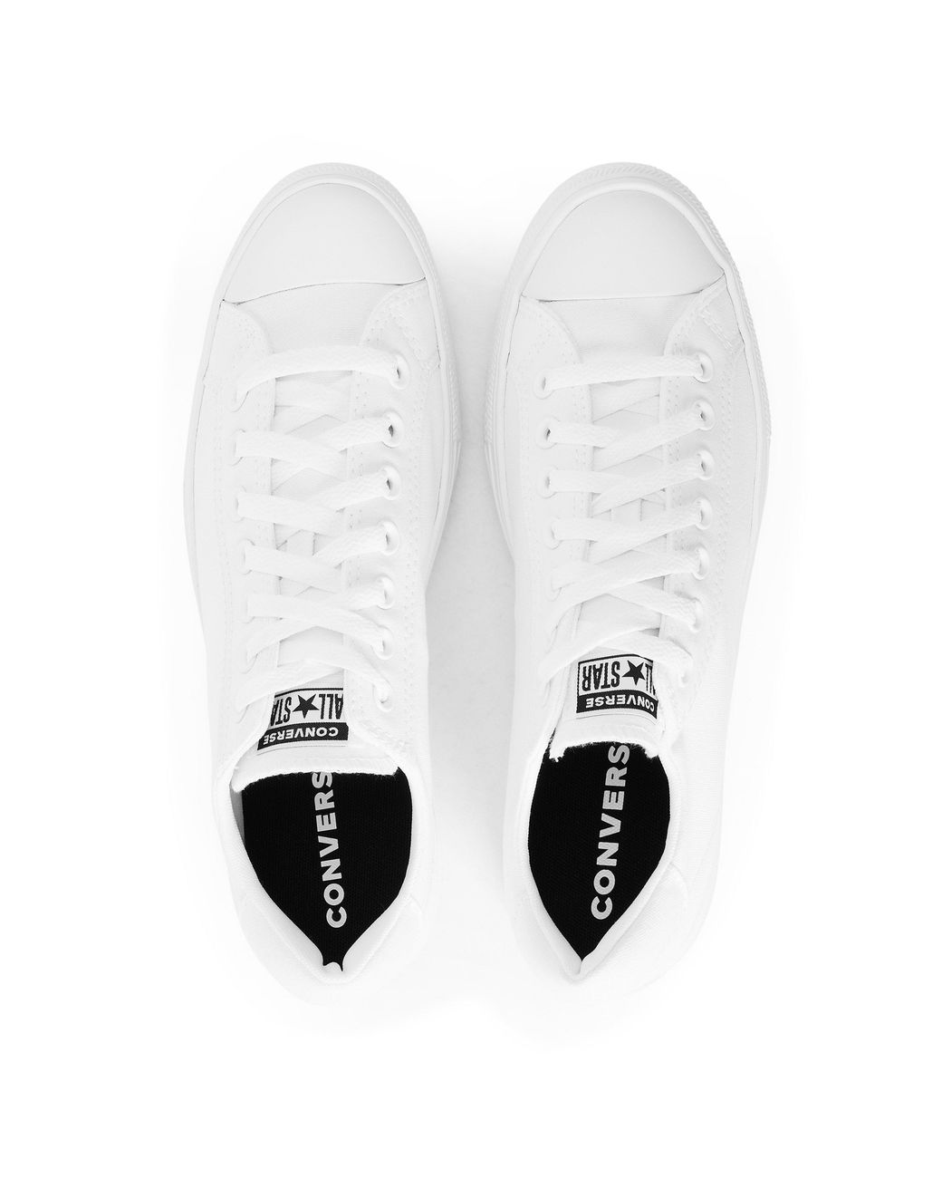 Converse White Canvas Trainers