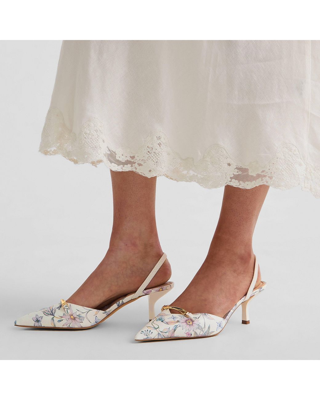 ALDO Metallic Slingbacks