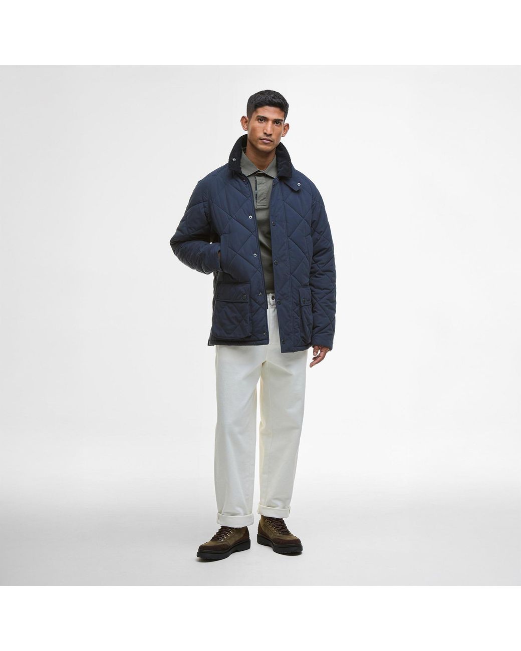 Barbour Blue Modern Bedale Jacket for men