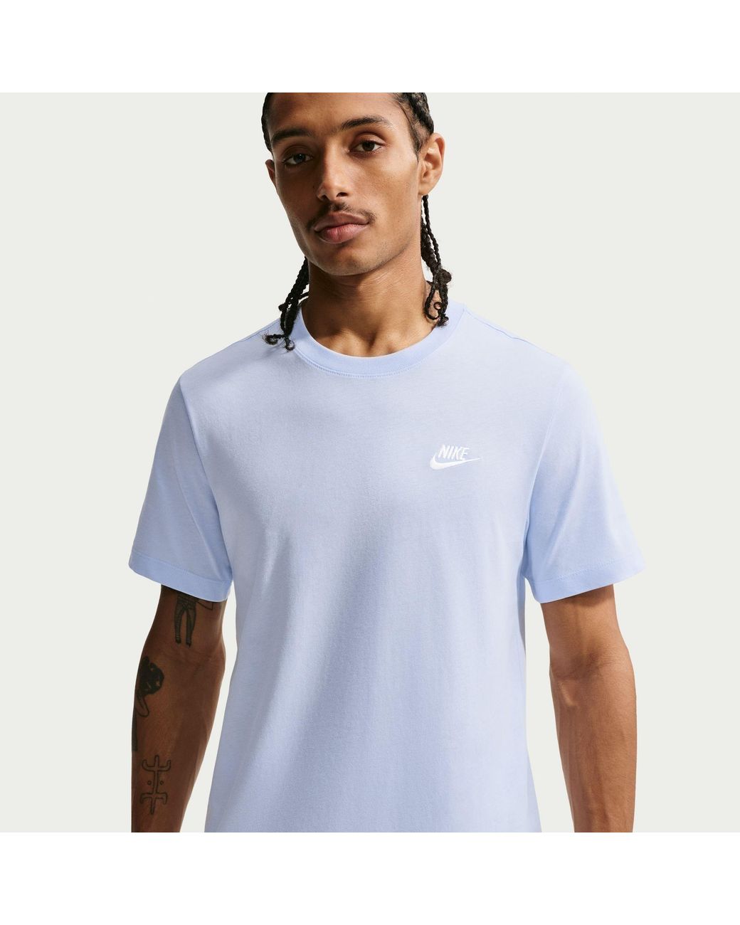 Nike Blue Sportswear Club T-Shirt for men