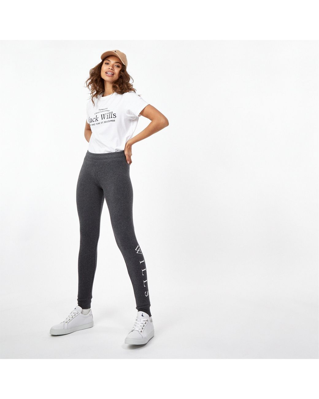 Jack Wills Black Jack Lingham Wills Logo Joggers