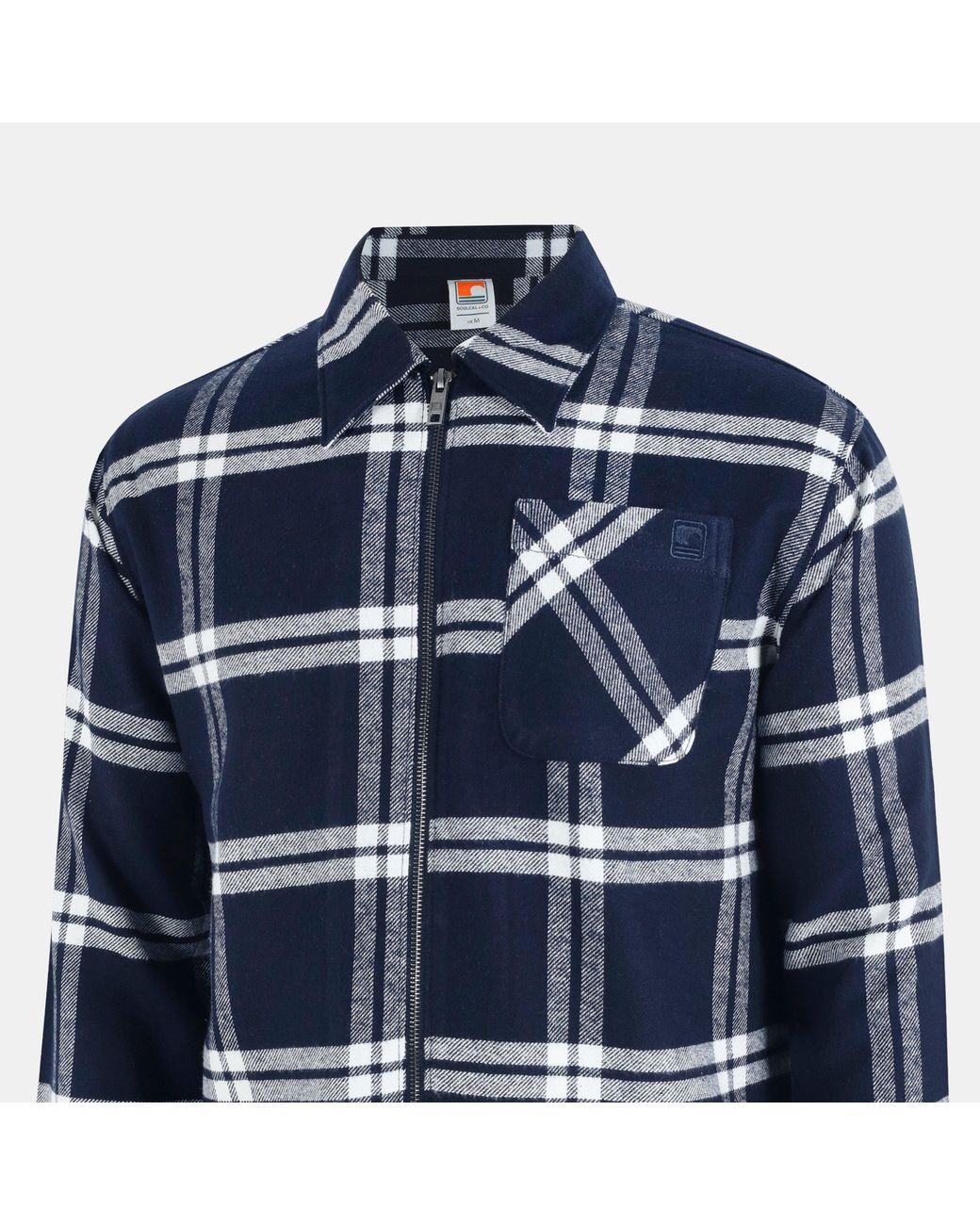 SoulCal & Co California Blue Soul Check Tailored Fit Overshirt for men