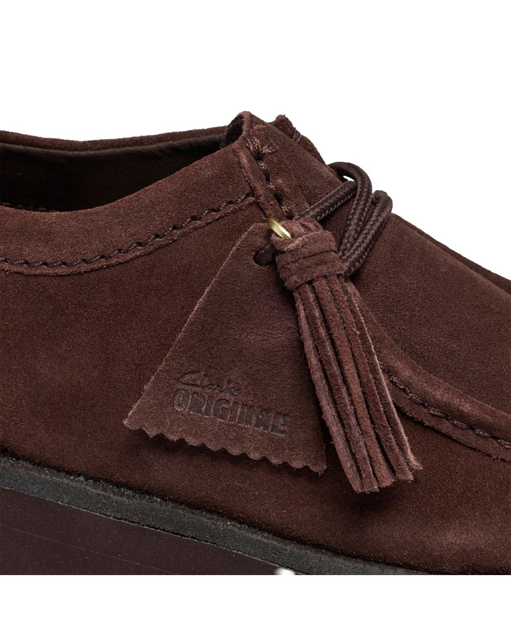 Clarks Brown Meare Walla Moc Toe Formal Shoes