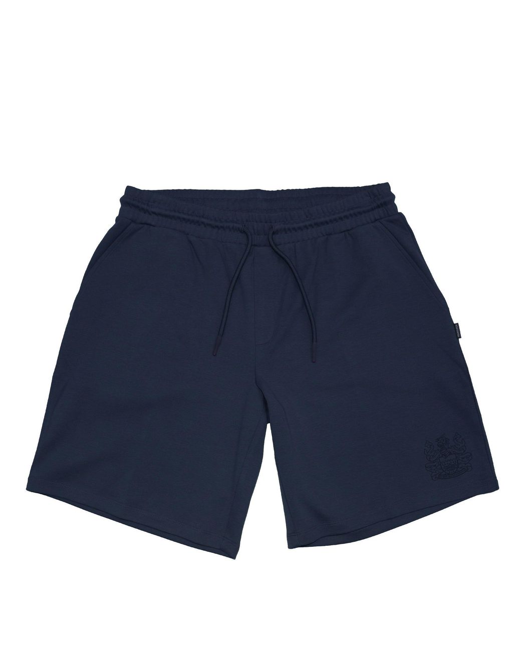 Aquascutum Blue Fleece Jogger Shorts for men