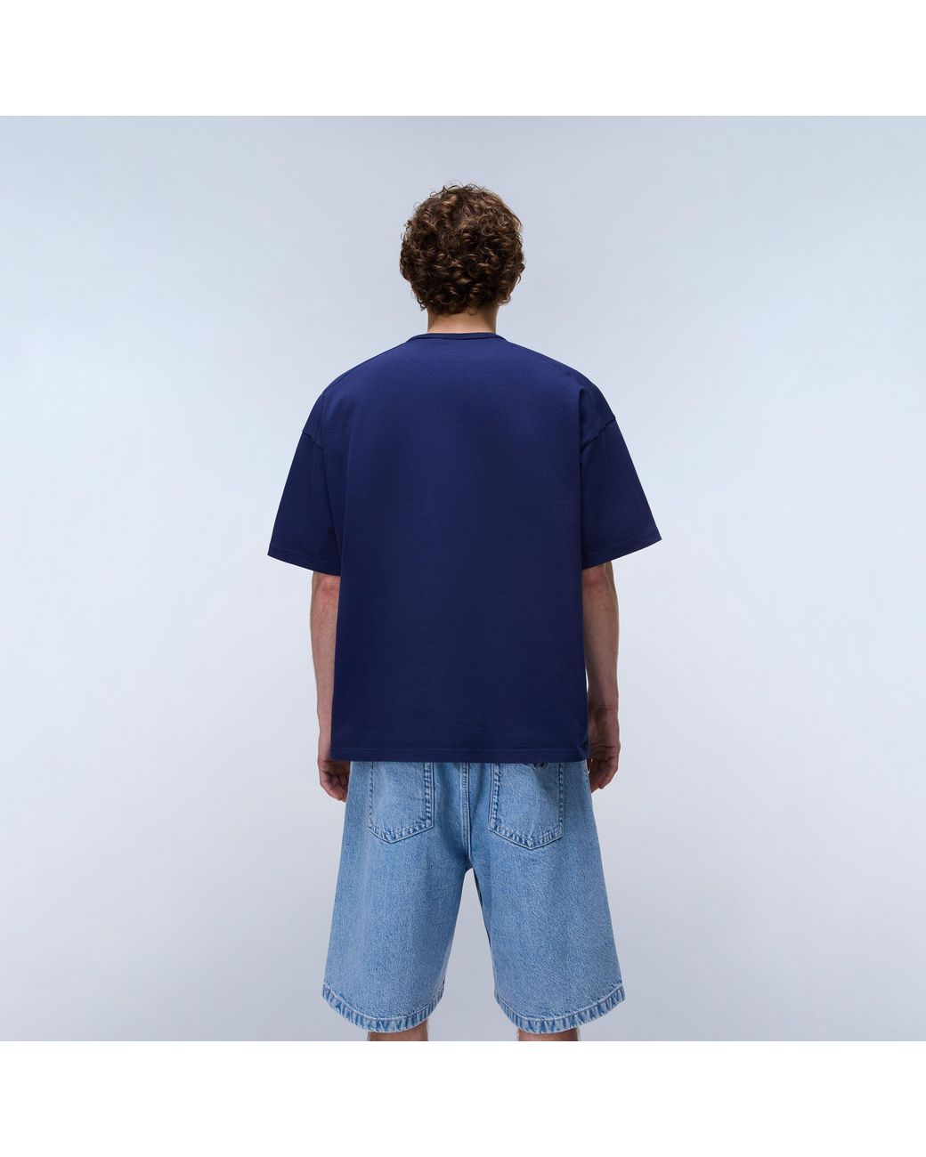 Napapijri Blue Napa Krous Tee for men