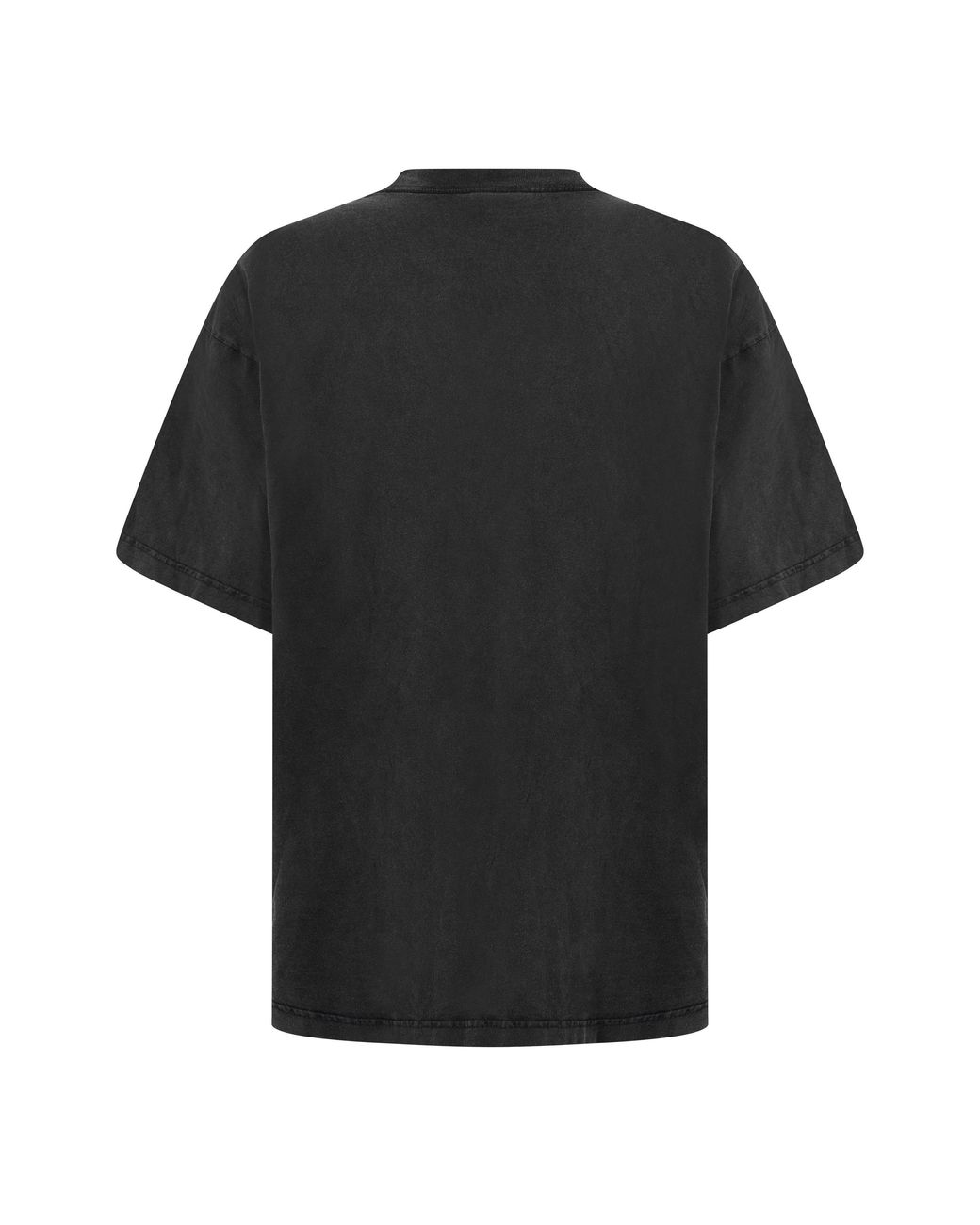 Balenciaga Black Bal Washed Logo T-Shirt for men