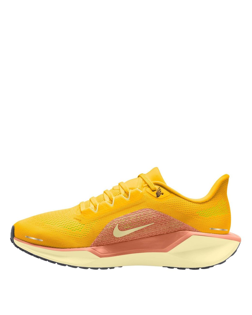 Nike Yellow Pegasus 41 Road Running Shoes for men