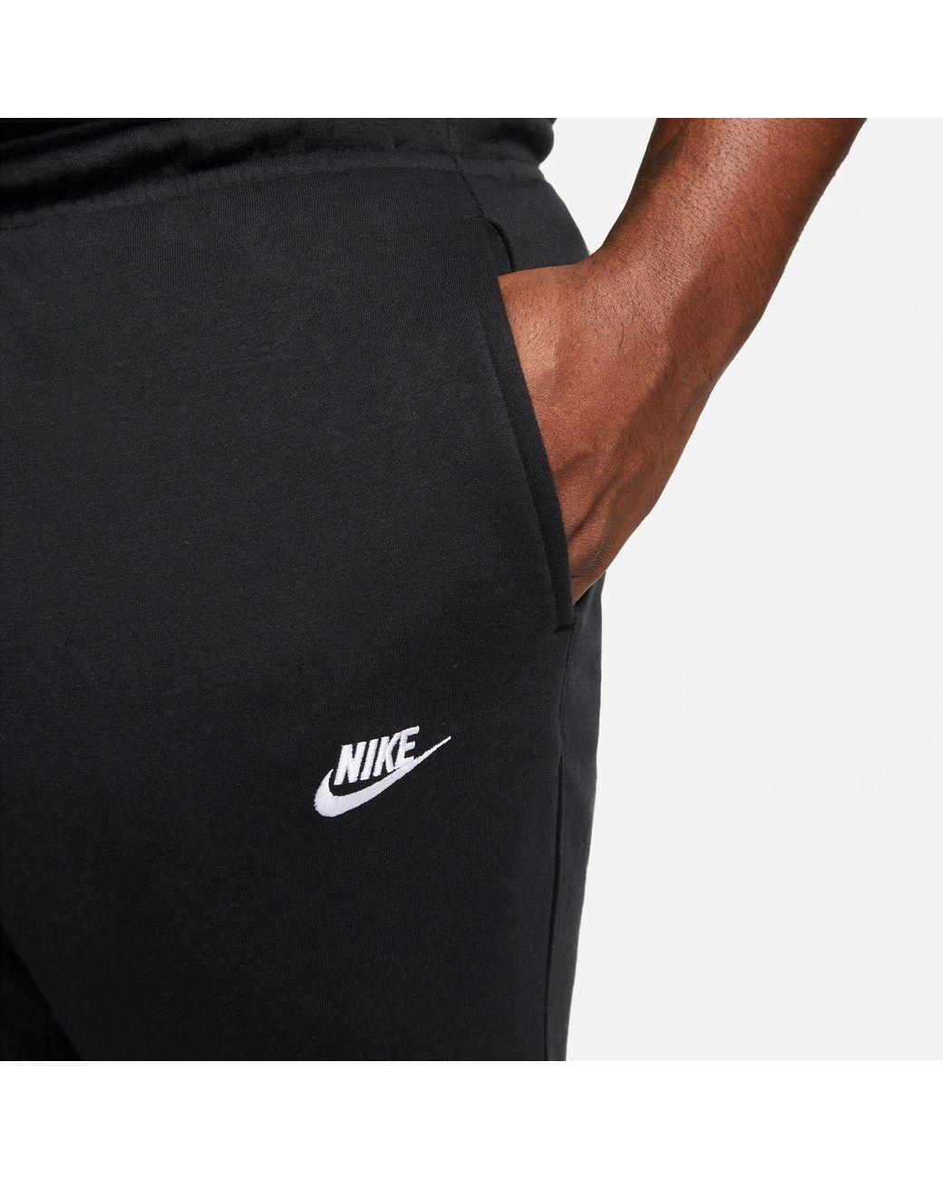 Nike Black Sportswear Club Fleece Pants for men