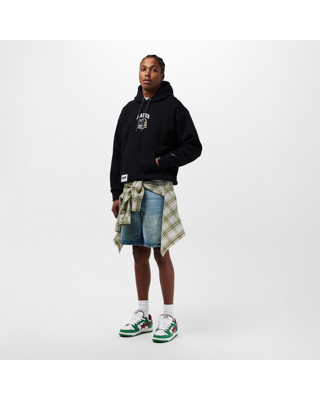 A Bathing Ape Green Bape Sta Low-Top Trainers for men