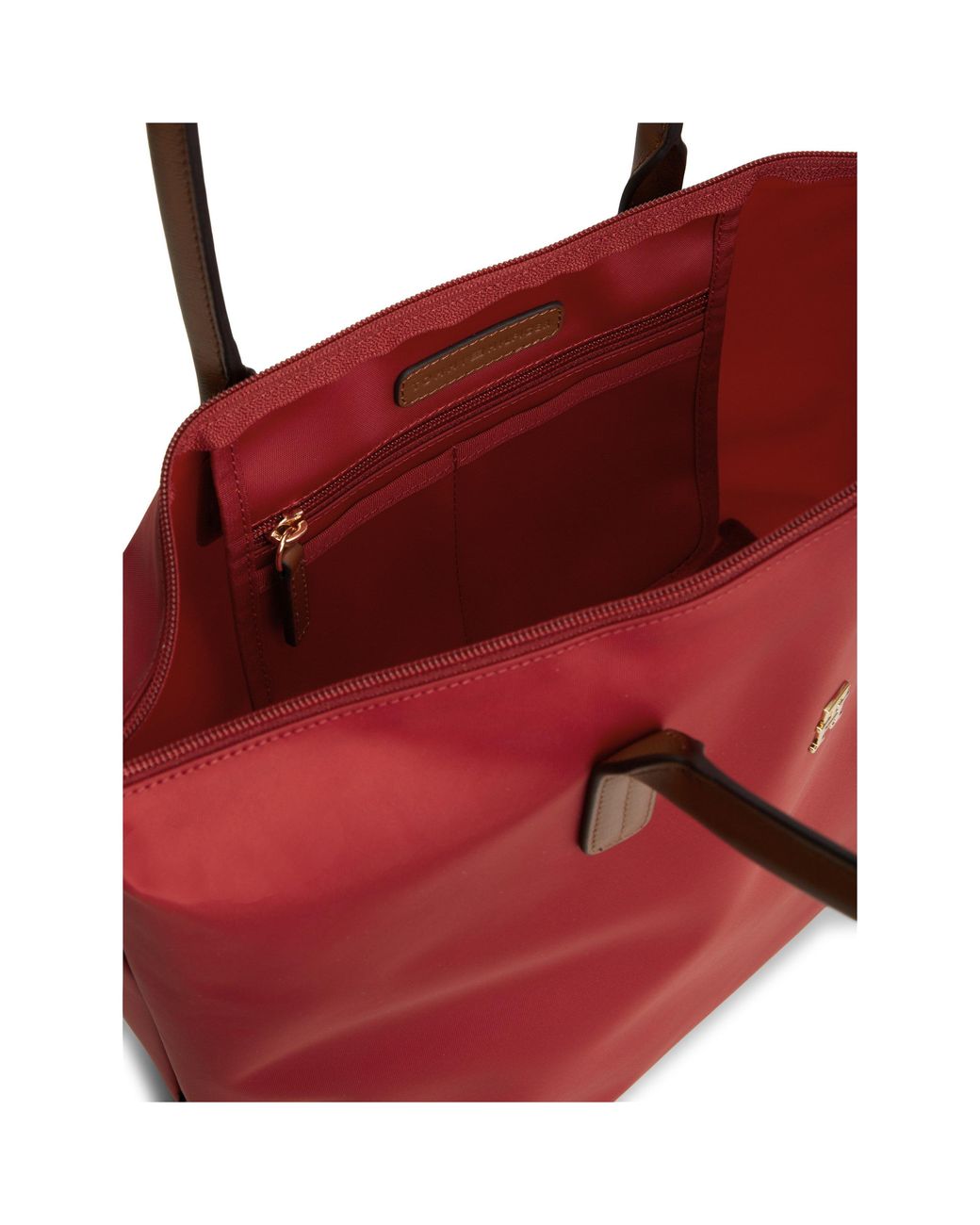 Tommy Hilfiger Red Popette Tote Bags