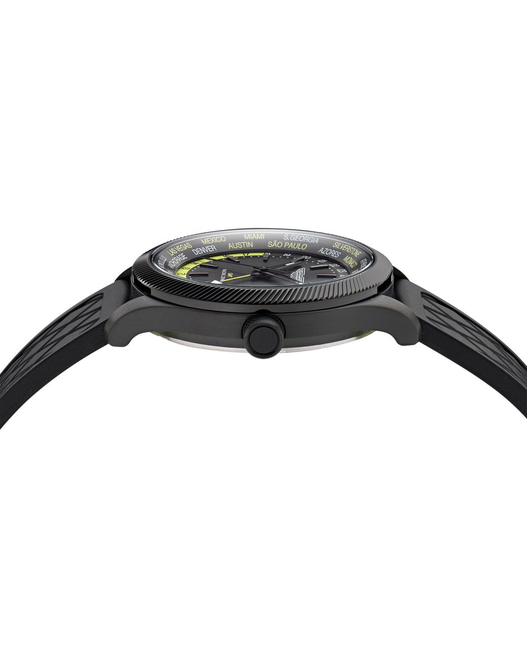 Aston Martin Black Icon Analogue Quartz Watch for men