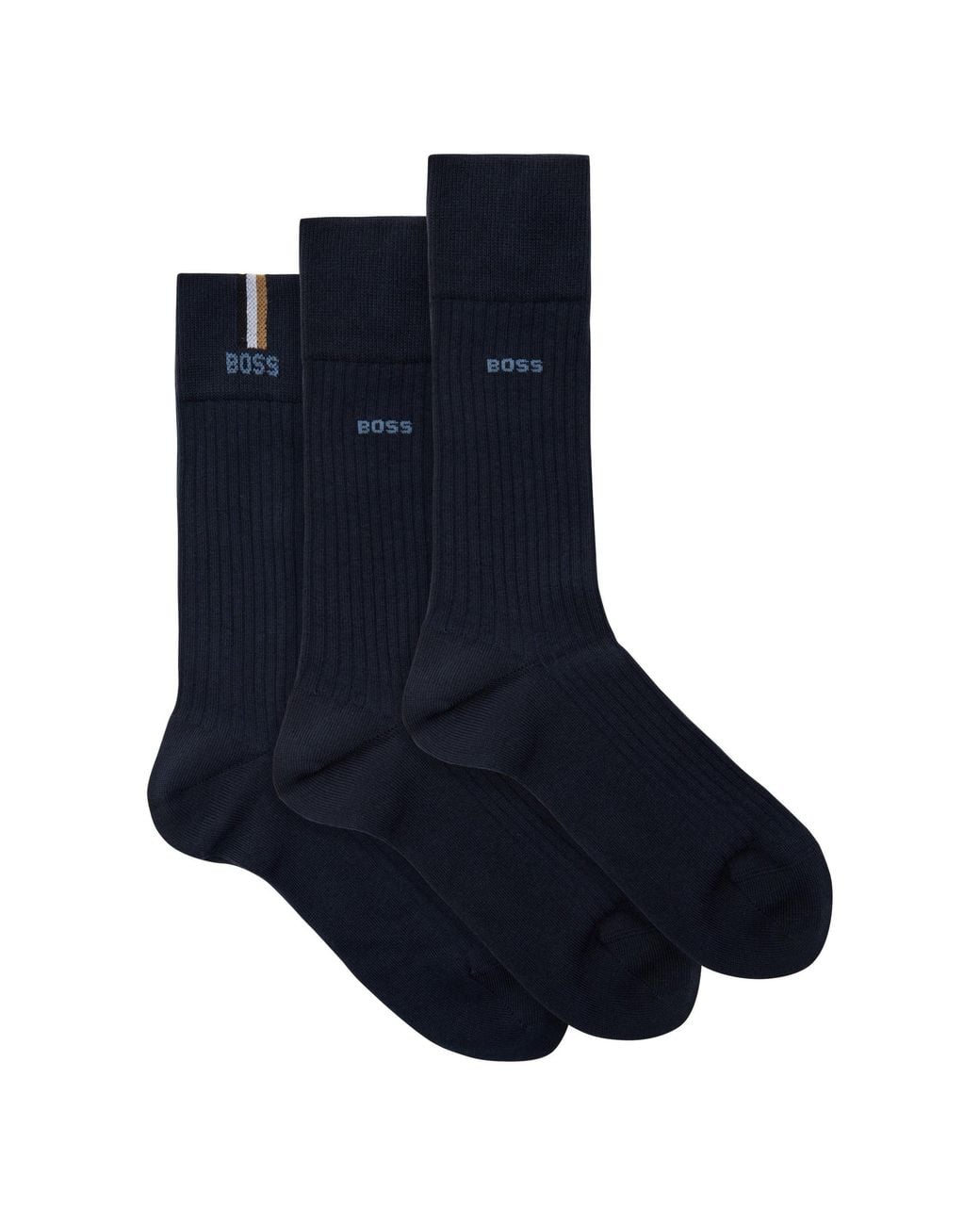 HUGO Blue Boss 3P Rs Rib Iconic Cc for men