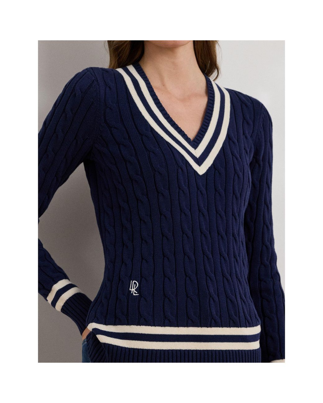 Ralph Lauren Blue Crew Neck Jumper