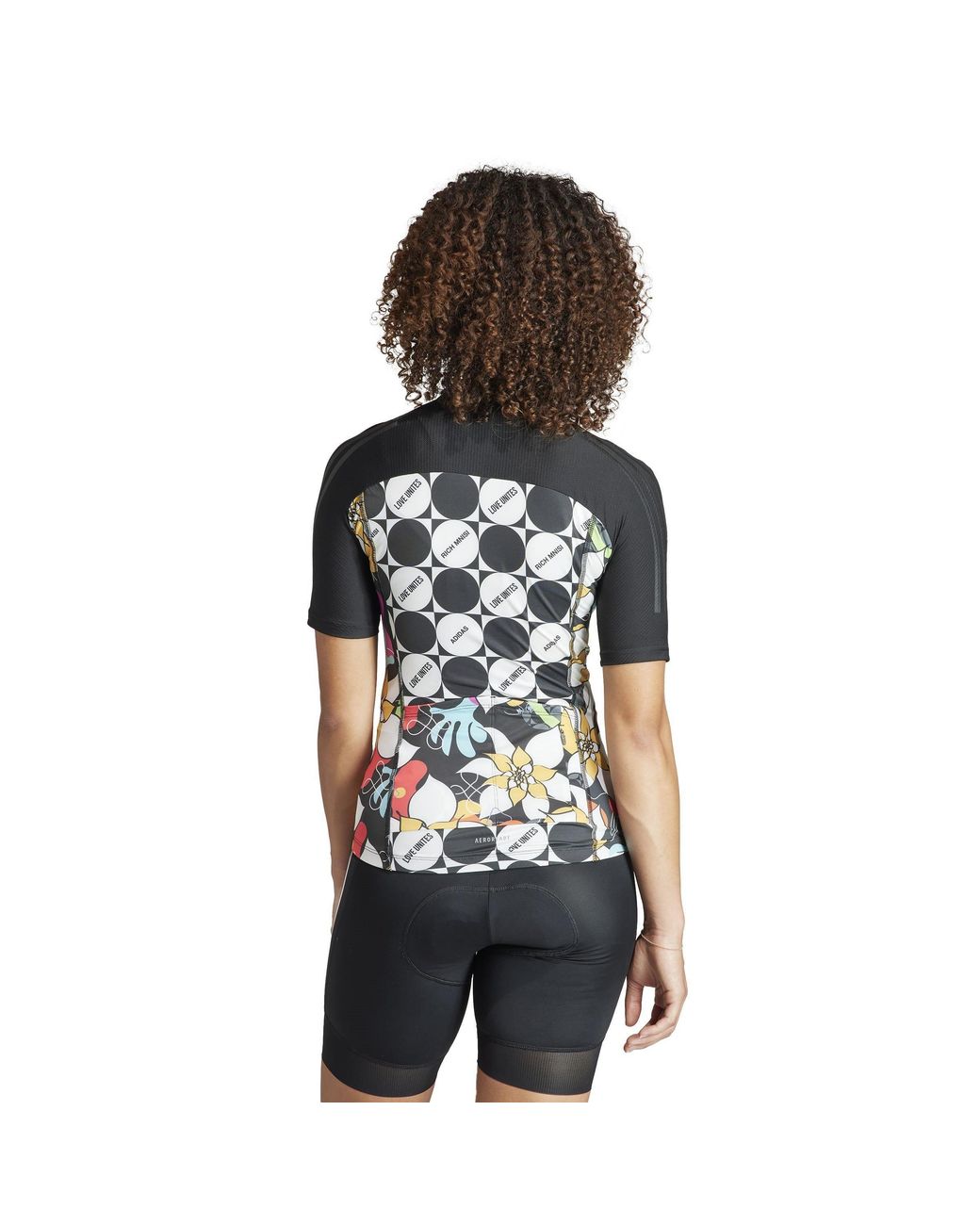 Adidas S Rich Mnisi X The Cycling Short Sleeve Shirt Black 8