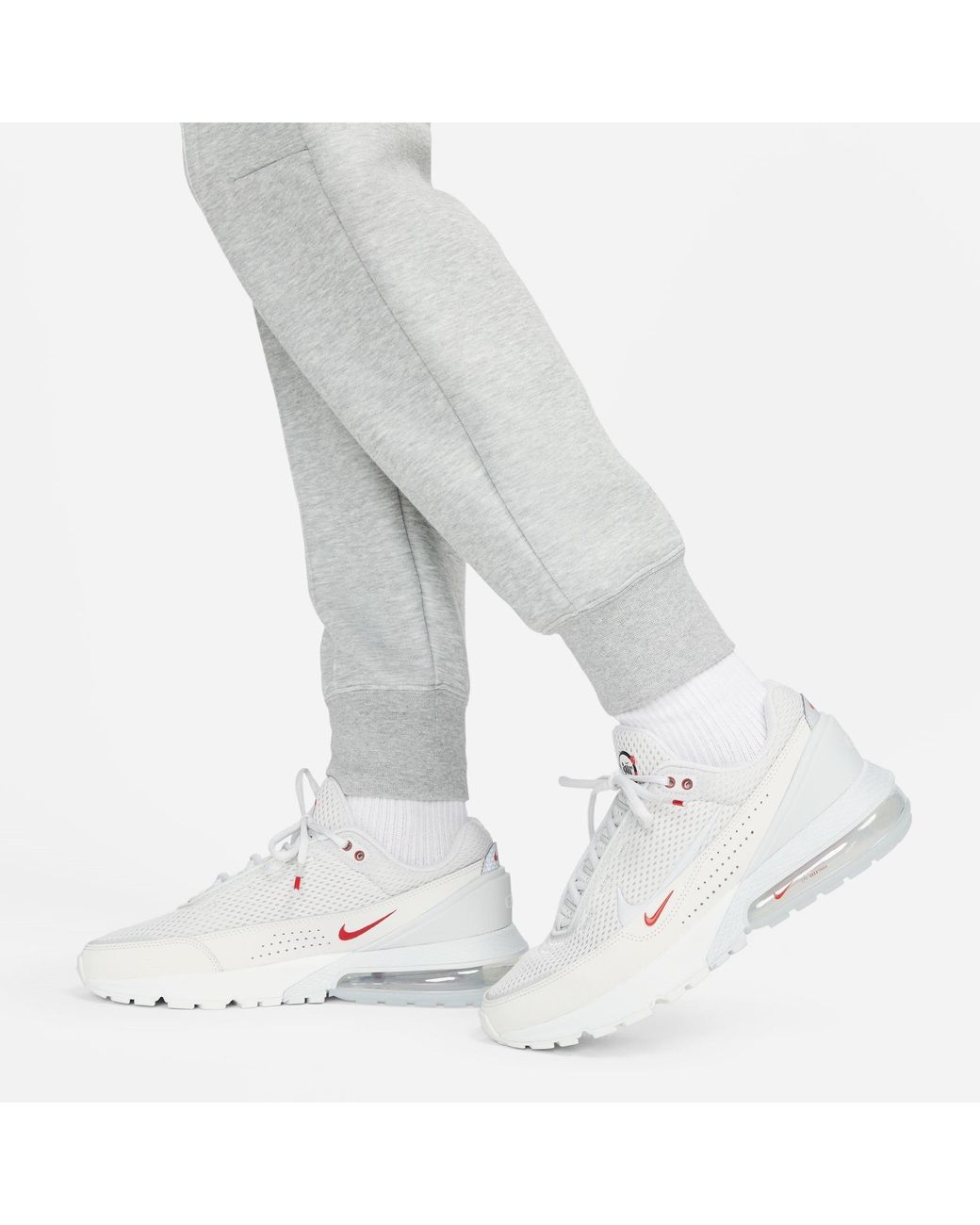 Nike Gray Sportswear Tech Fleece Mid-Rise Jogger Pants