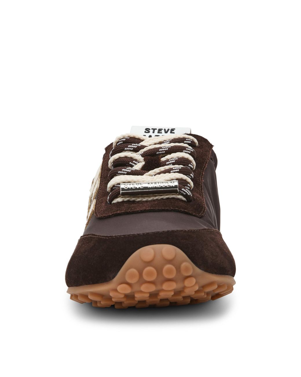 Steve Madden Brown Cashbox Low-Top Trainers