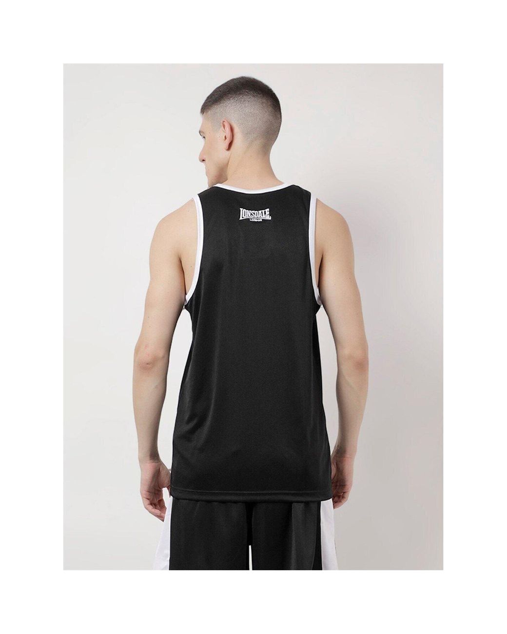Lonsdale Black Boxing Vest for men