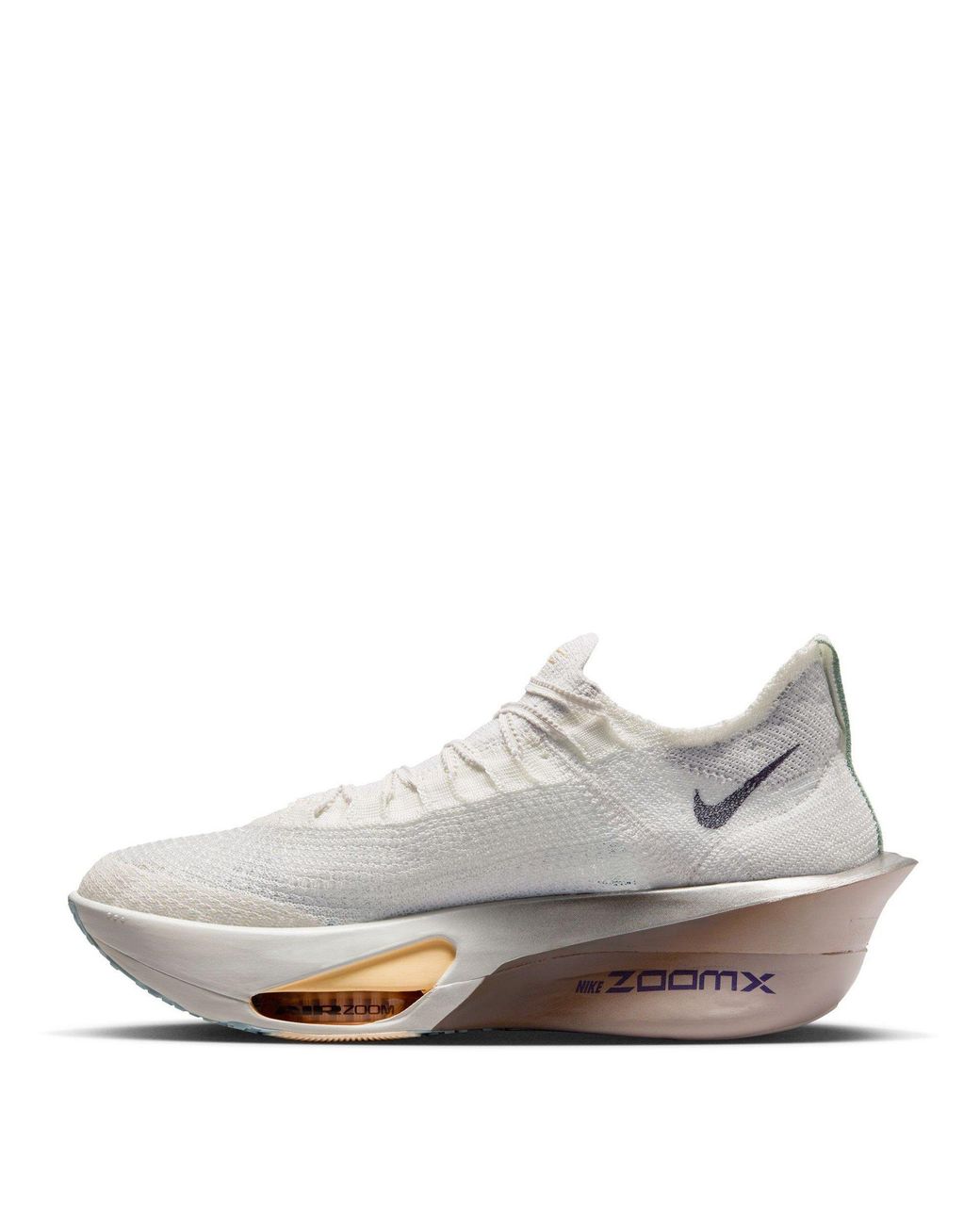 Nike White Zoomx Alphafly 3 Running Shoes for men