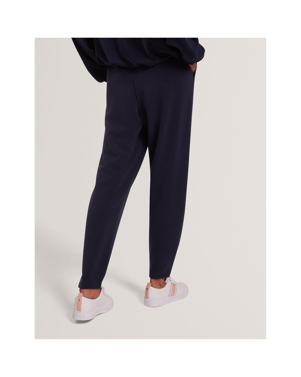 Ted Baker Blue Barrelleg Closed Hem Jersey Joggers