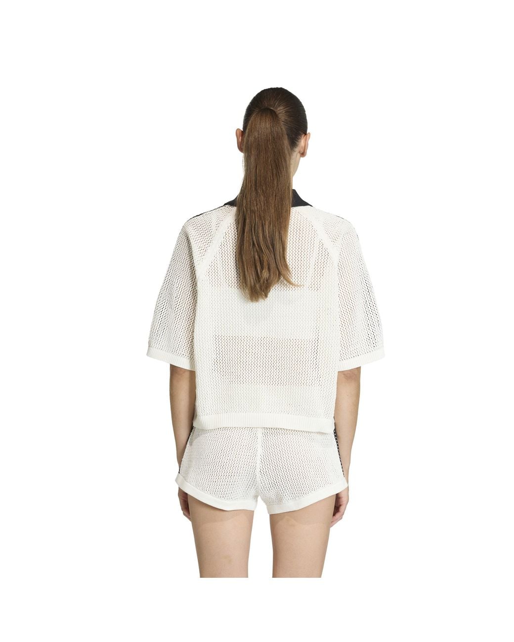 Adidas Originals White Short Sleeve Polo Shirt