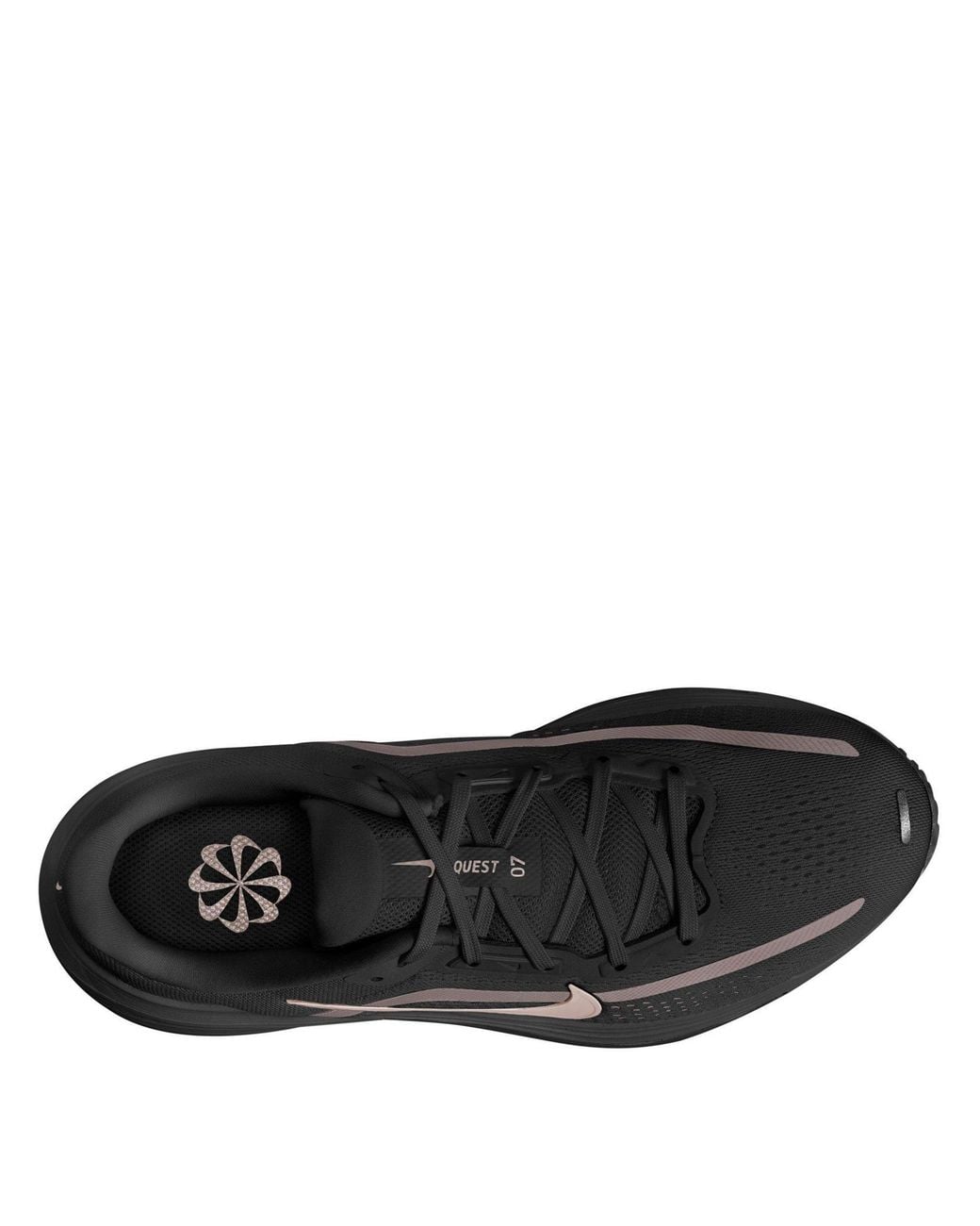 Nike Black Quest 7 Road Running Shoes