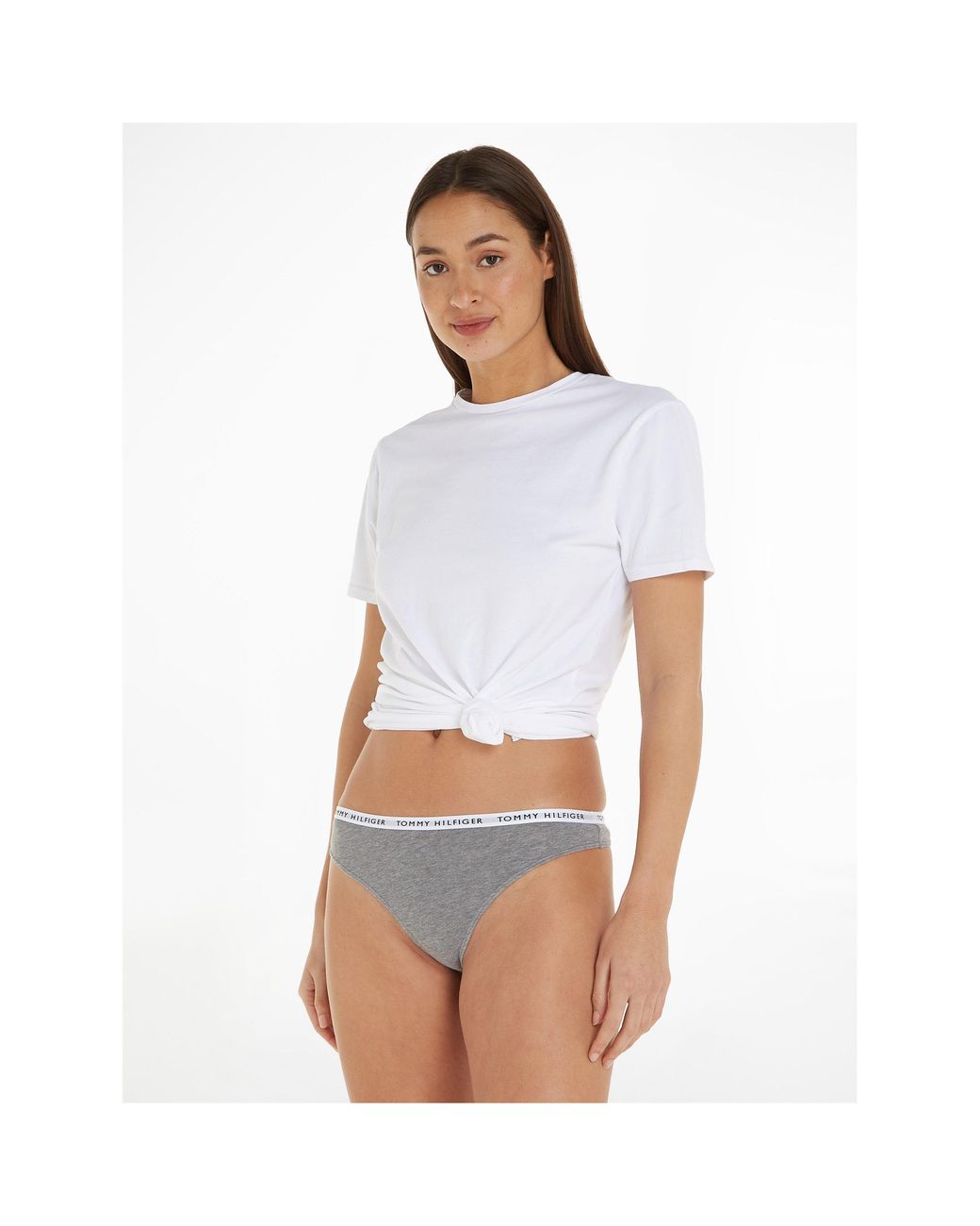 Tommy Hilfiger Blue Tommy Bodywear 3 Pack Thong Briefs