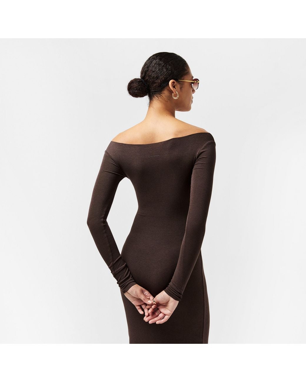 WRSTBHVR Brown Long Maxi Dress