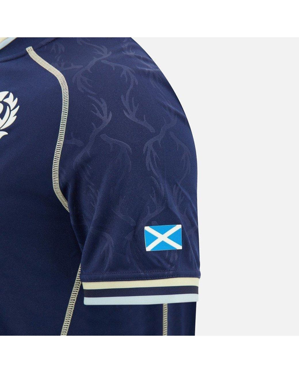 MACRON Blue Scotland Rugby Home 2026 Shirt Adults for men