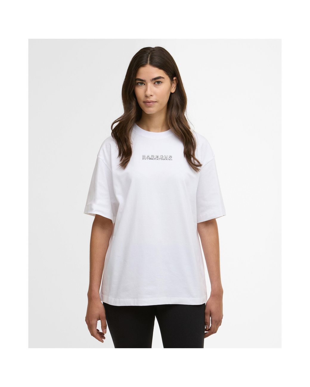 Barbour White Santana T-Shirt