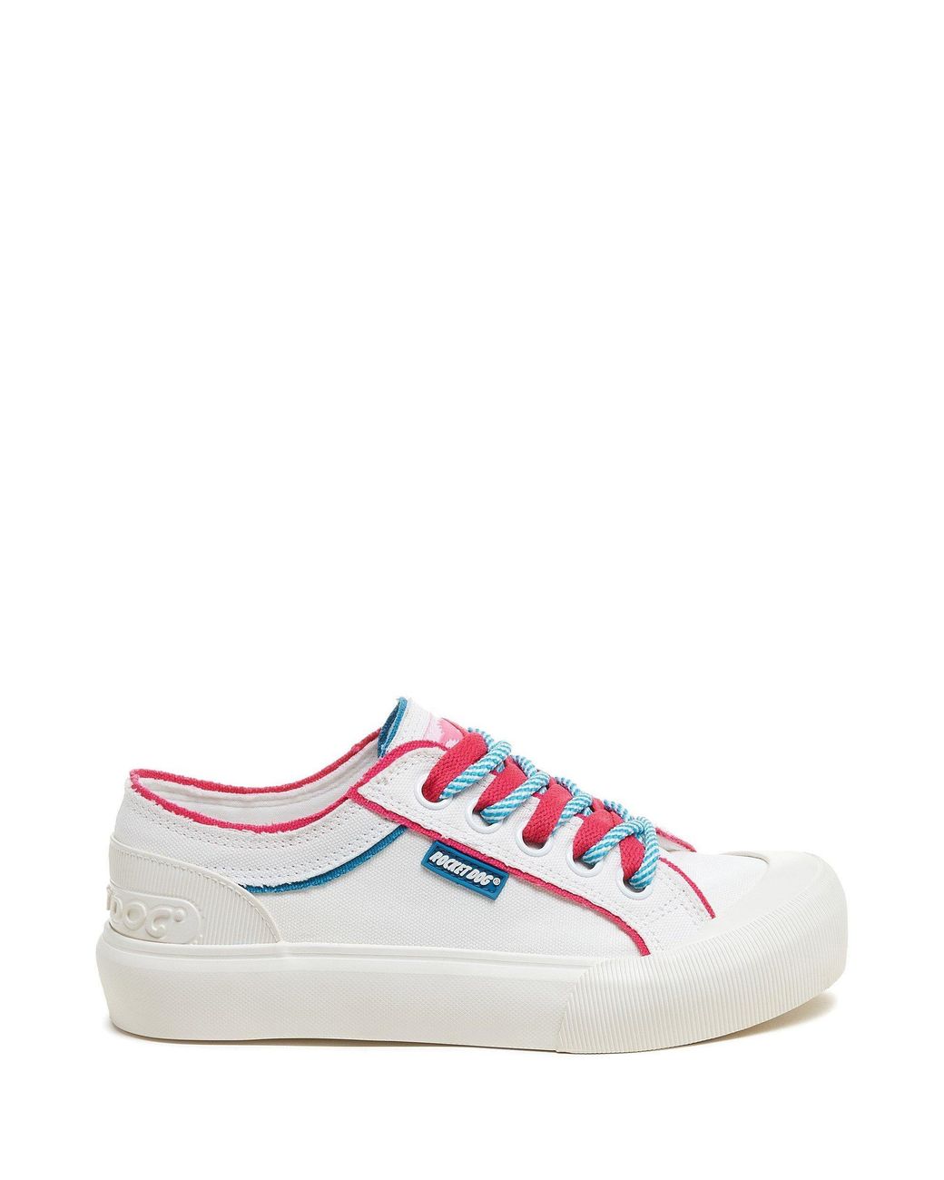 Rocket Dog White Jazzin Plus Eighties 12a Shoe