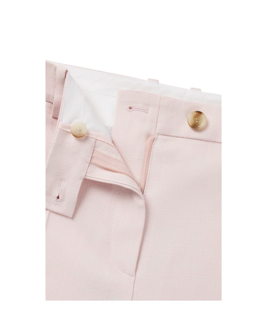 Boss Pink Terela Straight Leg Trousers