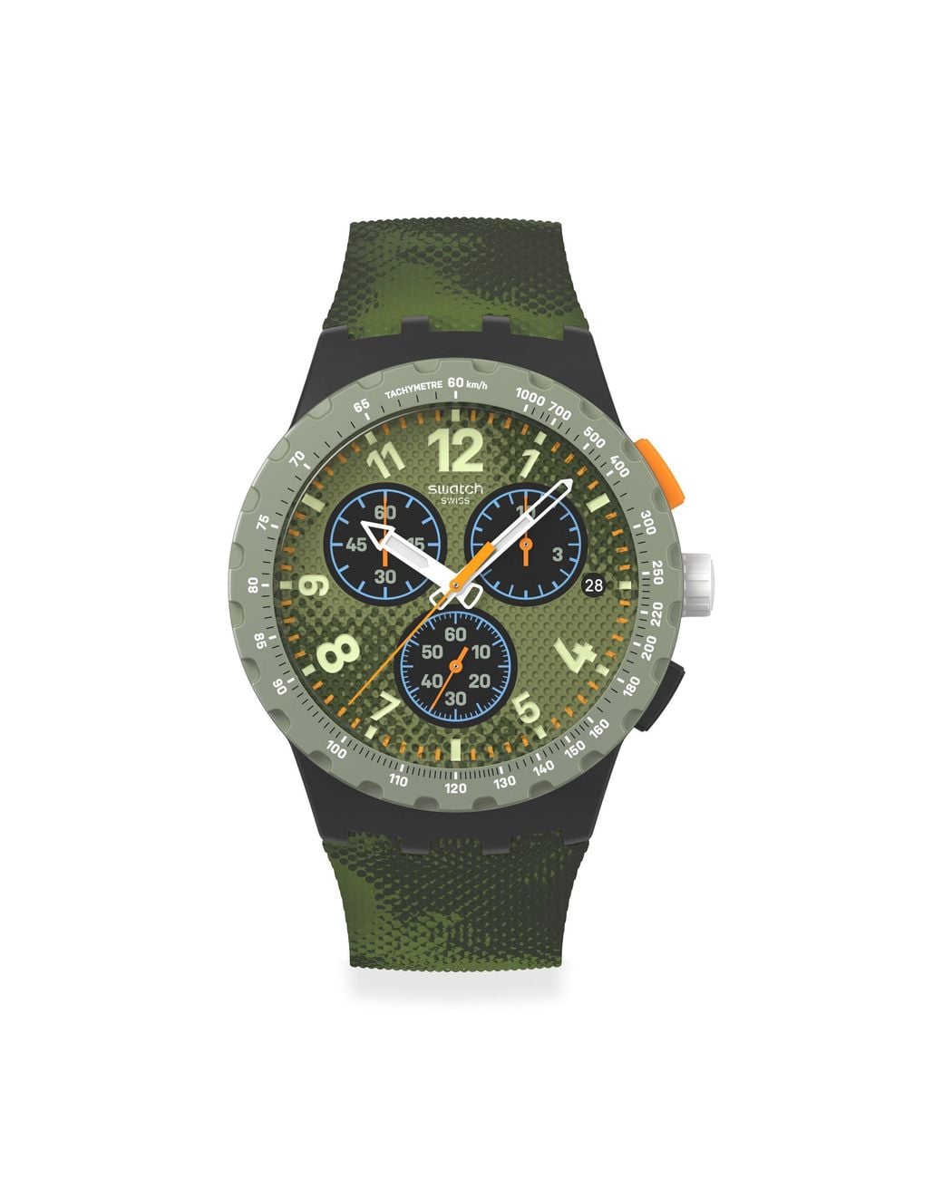 Swatch Green Essentials Analogue Quartz Watch