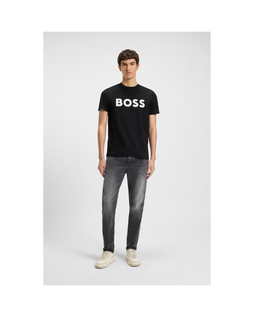 Boss Black Thinking 1 Logo T Shirt for men