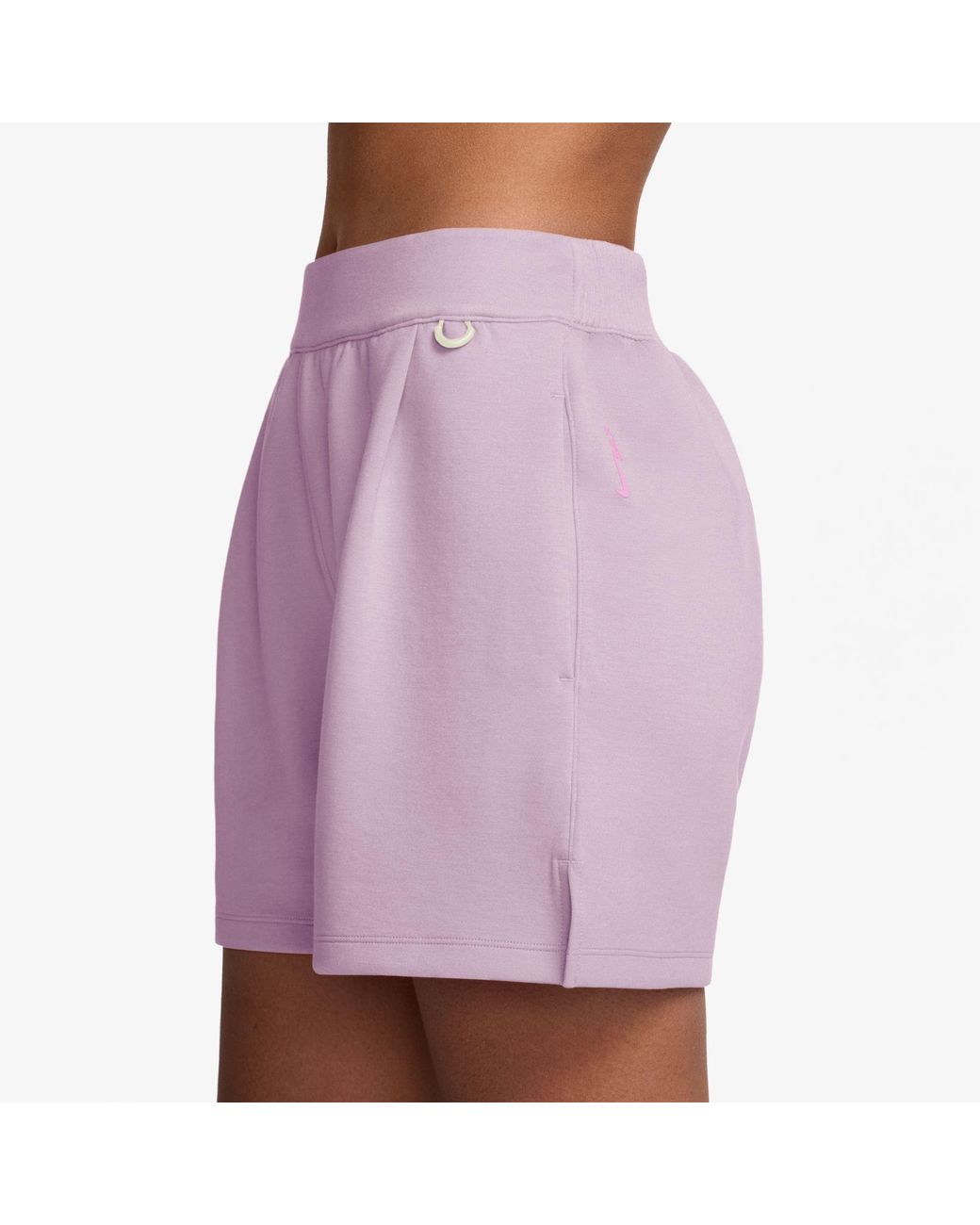 Nike Purple 24.7 Relaxed-Fit Tracksuit Shorts