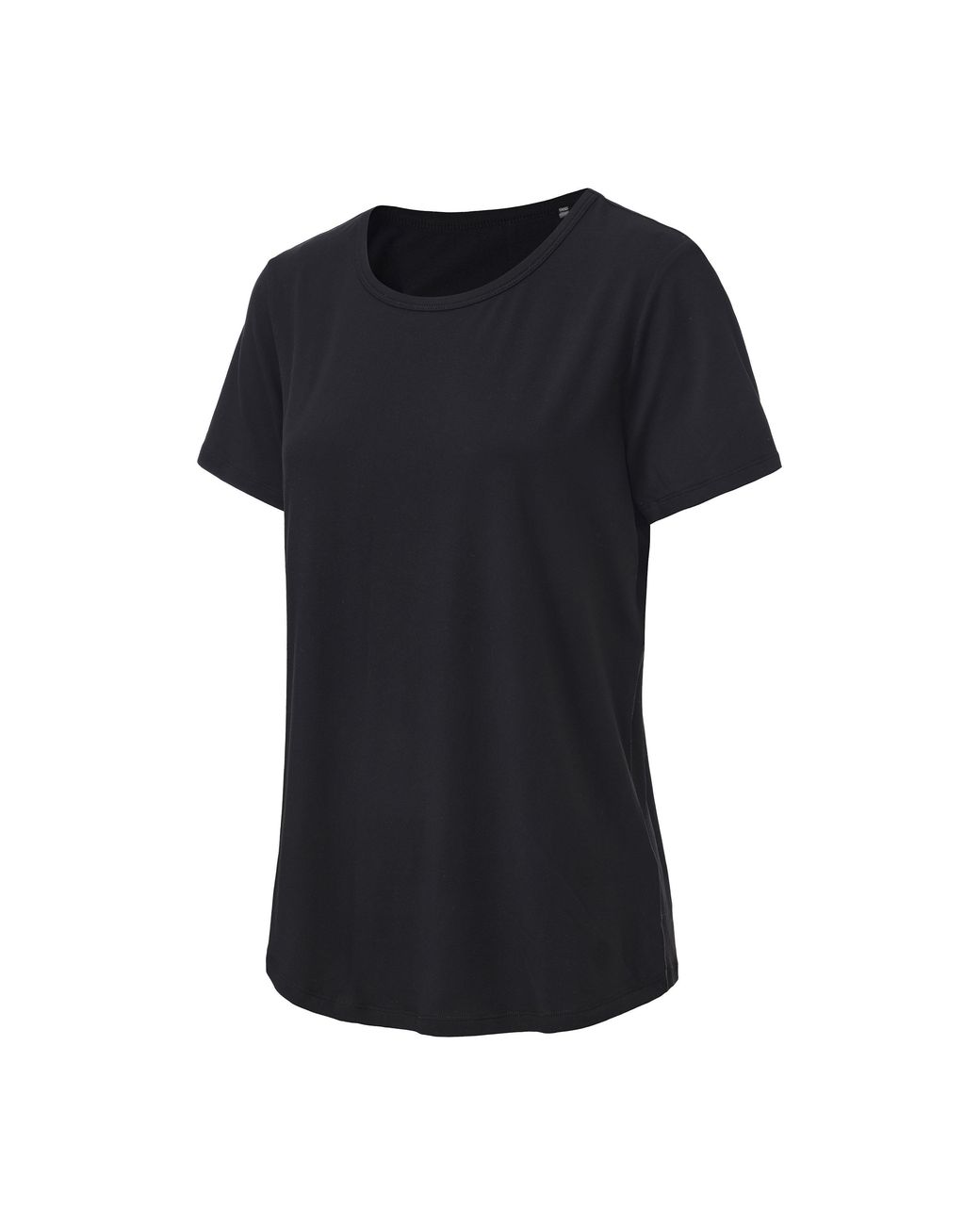 La Gear Black Essential Pleat-Back T-Shirt