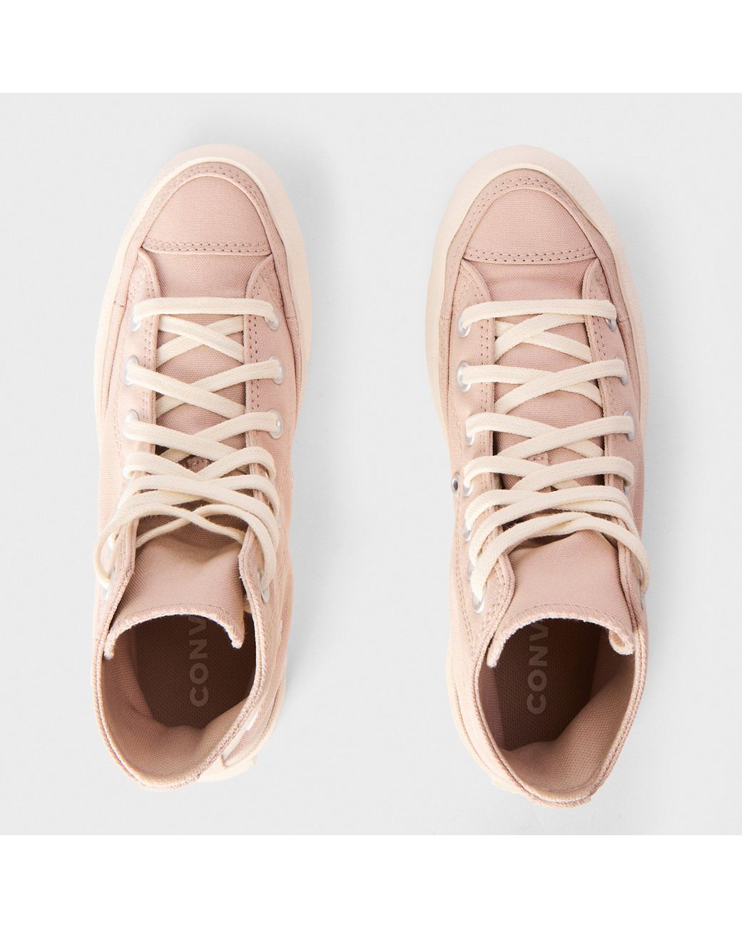 Converse Pink Rubber High Tops