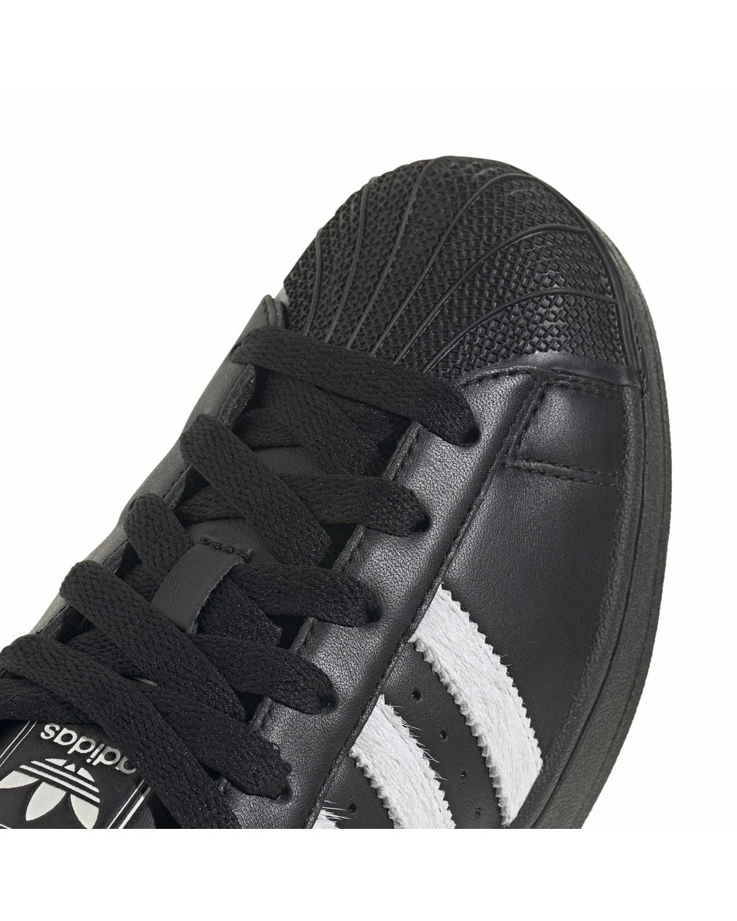 Adidas Originals Black Superstar Ii Leather Low-Top Trainers