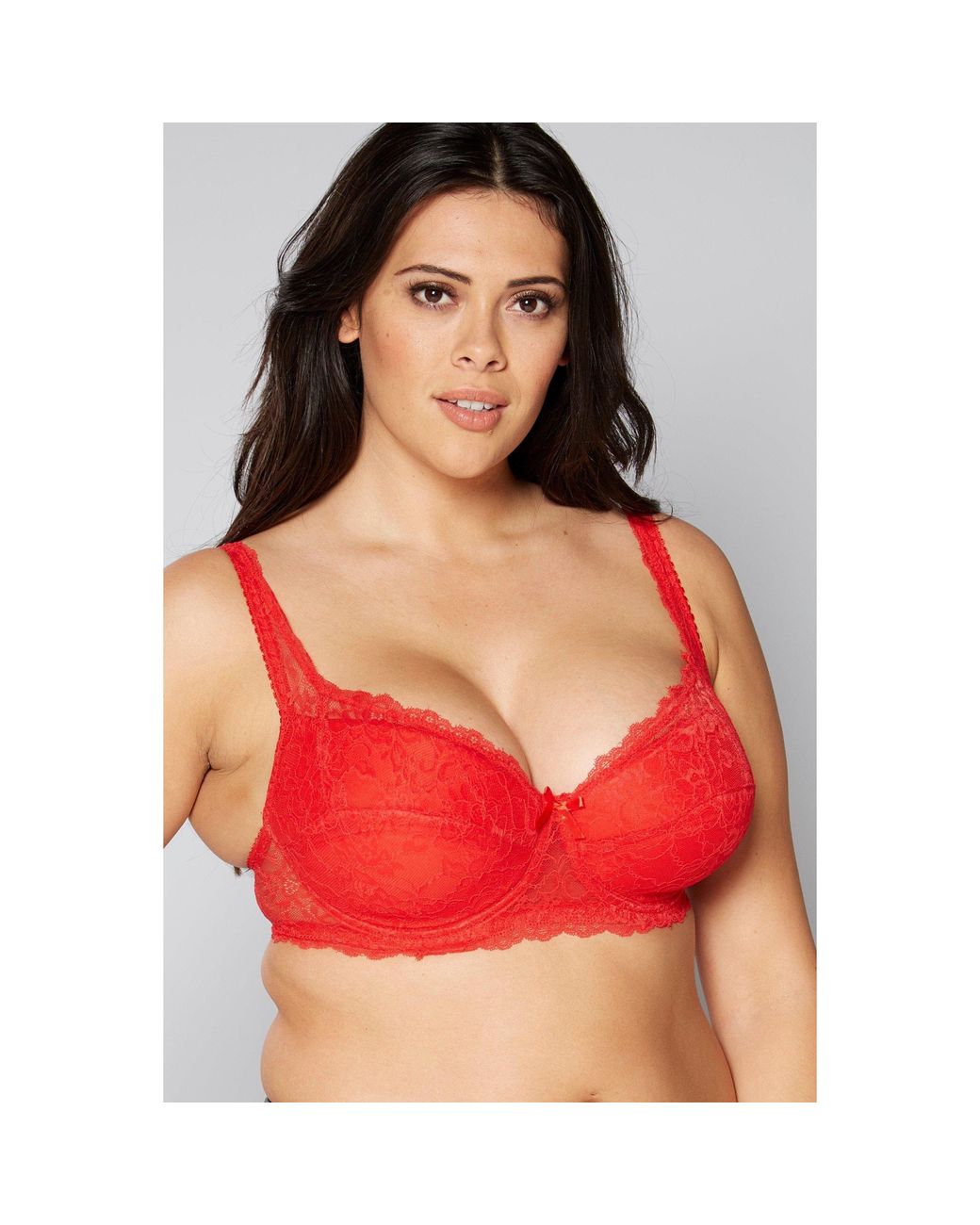 Valbonne Underwired E-H Full Cup Floral Lace Bra