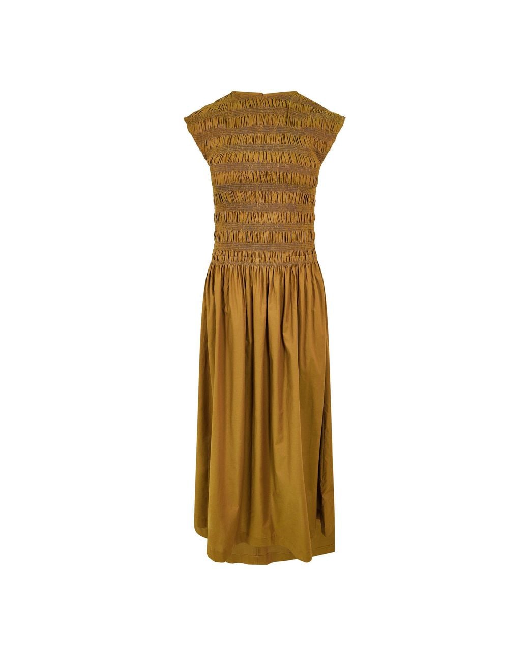 Faithfull The Brand Metallic Ale Midi A Line Dress