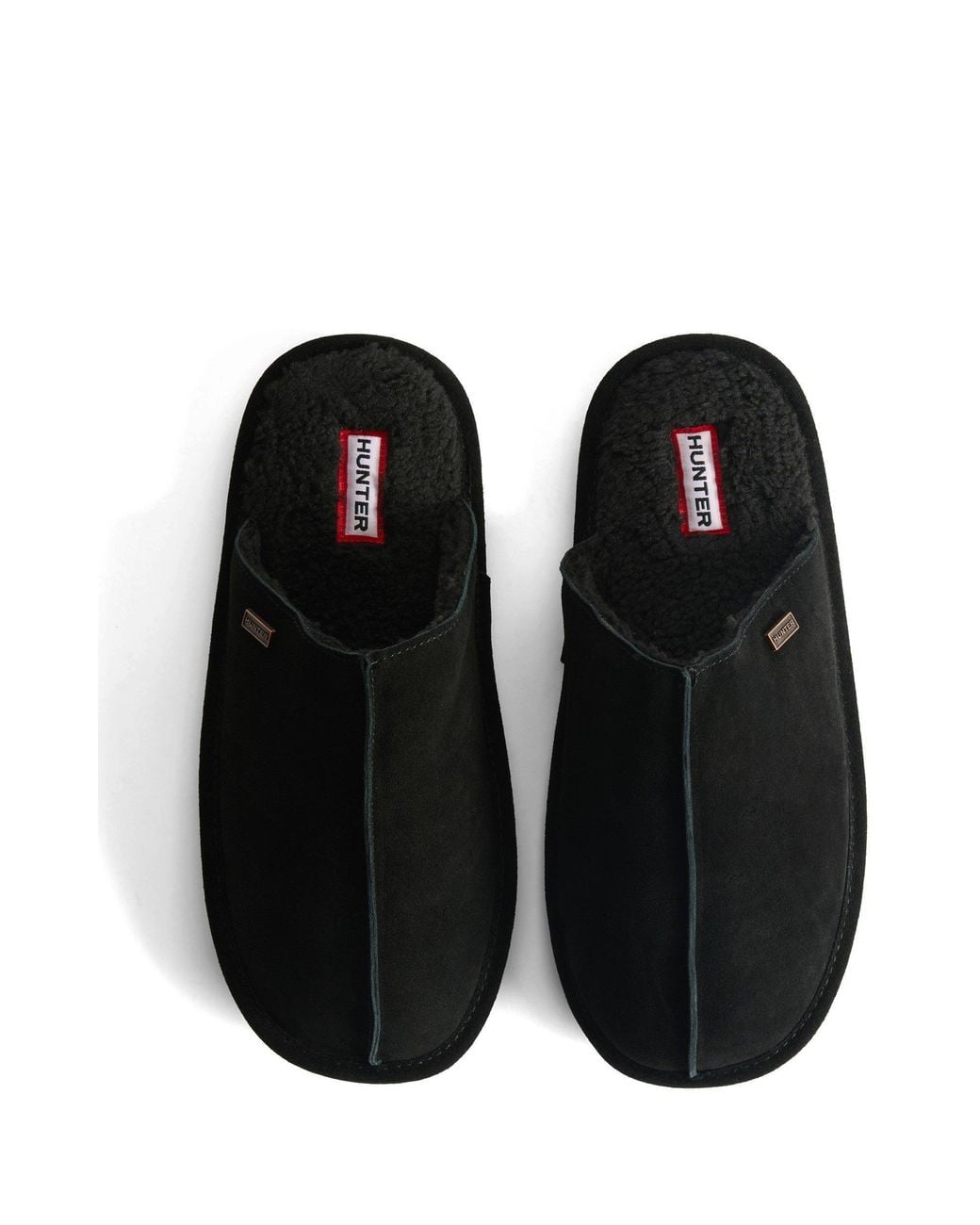 Hunter Black Mule Slipper for men